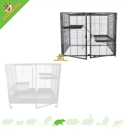 Animal Home Penthouse Rat Cage Anthracite
