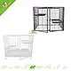 Animal Home Penthouse Rattenkäfig Anthrazit