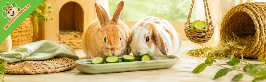 Mogen konijnen komkommer eten? Zo geef je het verantwoord