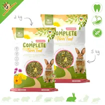 Aliment complet pour lapins aux herbes et fleurs