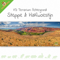 HD Terrarium Achtergrond Steppe & Halfwoestijn