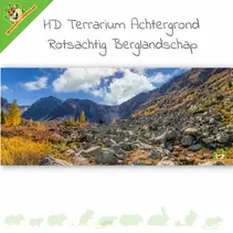 HD Terrarium Background Rocky Mountain Landscape