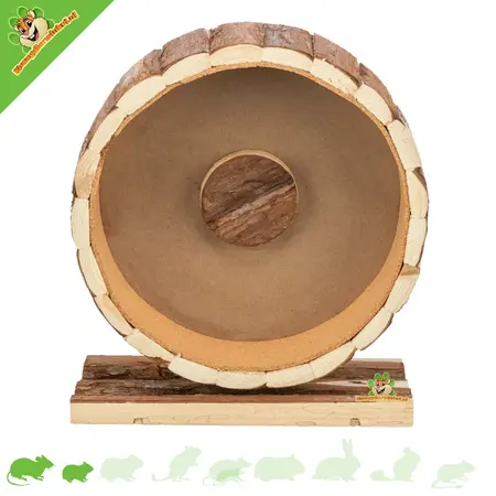 Forest Houten Looprad met Kurk 23 cm voor Muizen en Dwerghamsters