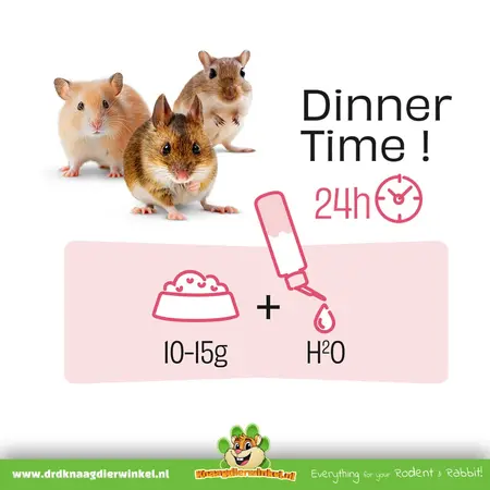 Witte Molen PUUR Mini-Hamster & Friends Aliment pour hamsters nains 400 grammes