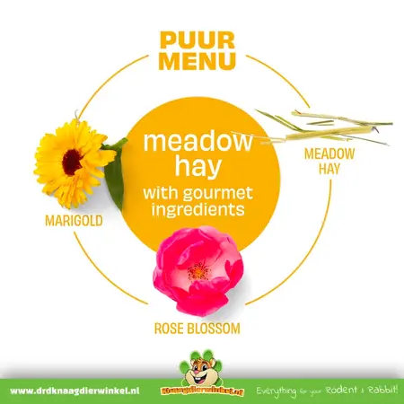 Witte Molen PUUR Meadow Hay Flowers 500 grams