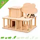 Arcade Villa 30 cm – Wooden Rodent House with Two Levels