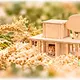 Arcade Villa 30 cm – Wooden Rodent House with Two Levels