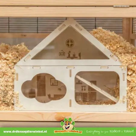 Casa Watchbox con Tejado a Dos Aguas 30 cm