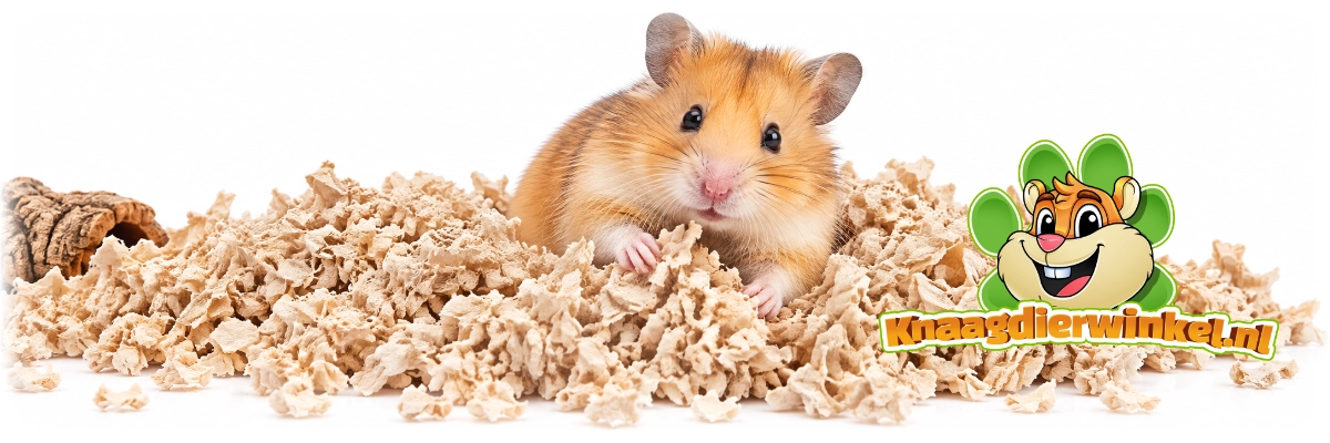 Petspick uber paper bedding natural met hamster