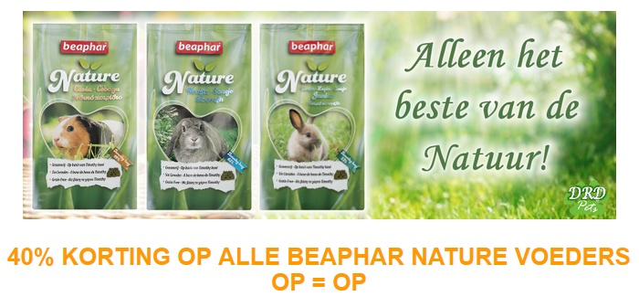 40% Korting Beaphar Nature OP = OP