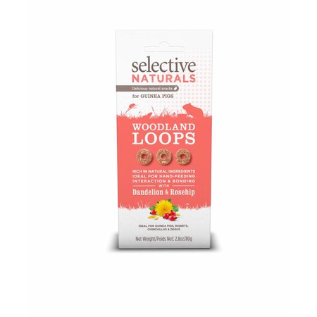 Supreme Selective Naturals Woodland Loops Cochon d'Inde 80 grammes