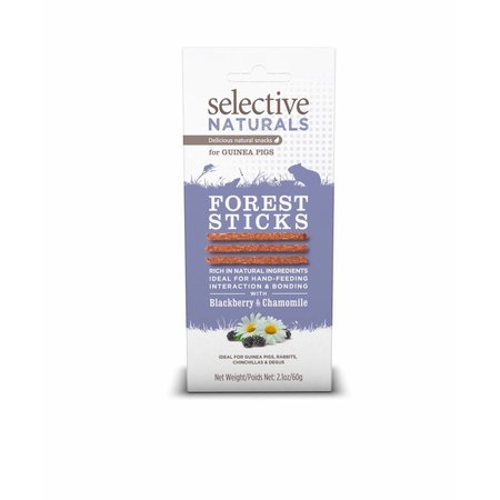 Supreme Selective Naturals Forest Sticks dla świnek morskich 60 gramów