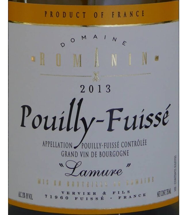 Domaine Romanin - Pouilly-Fuissé "Lamure"