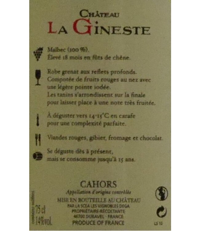 Château La Gineste - Secrets...