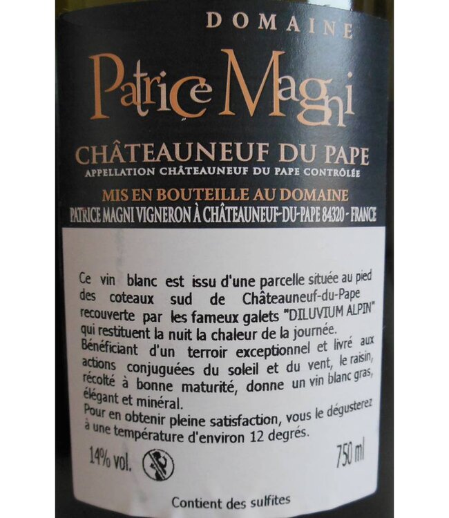 Domaine Patrice Magni - Châteauneuf-du-Pape Blanc