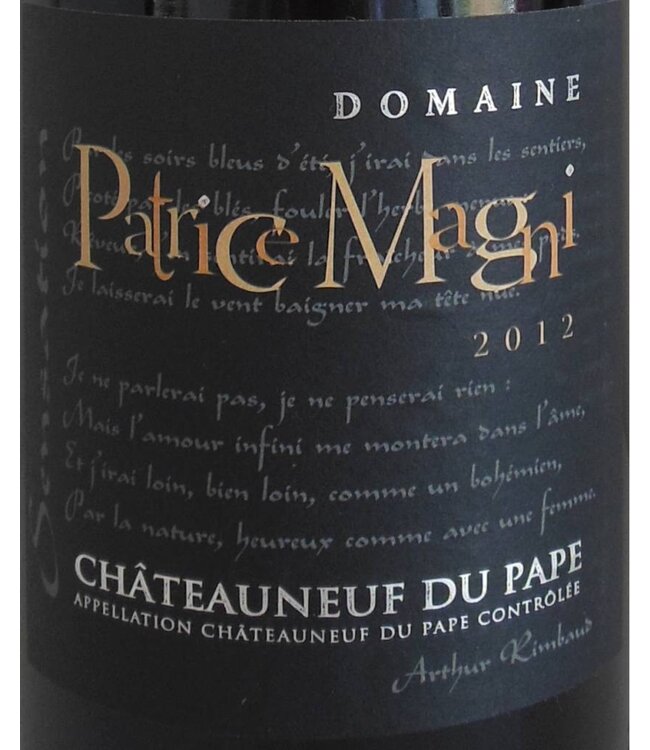 Domaine Patrice Magni - Châteauneuf-du-Pape Rouge Cuvée Pressoir