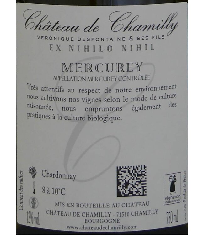 Château de Chamilly - Mercurey "Les Marcoeurs"