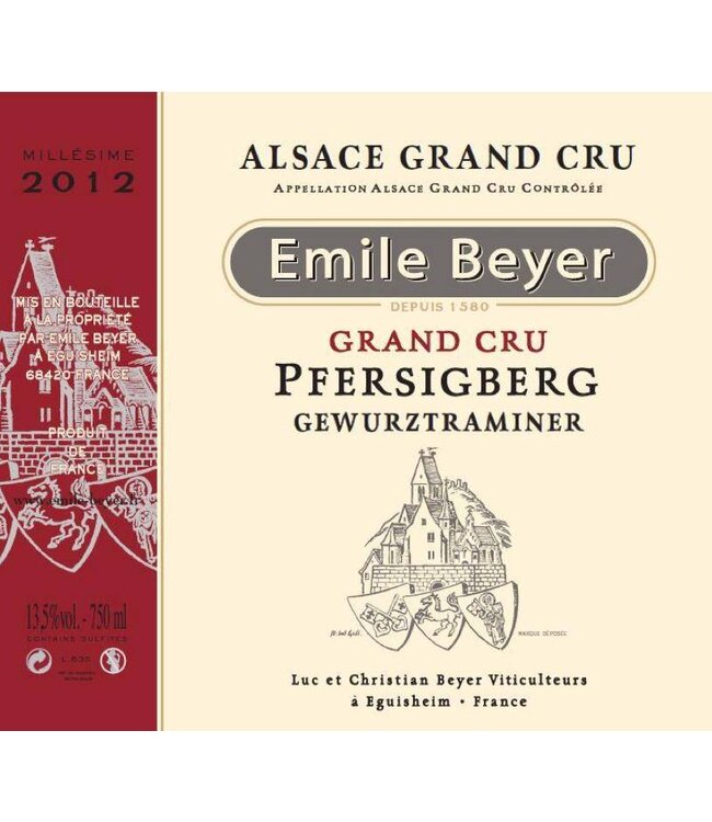 Domaine Emile Beyer - Gewurztraminer Grand Cru Pfersigberg