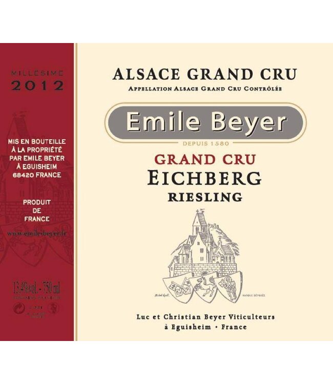 Domaine Emile Beyer - Riesling Grand Cru Eichberg