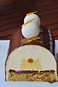 Speculaas-mandarijn dessert