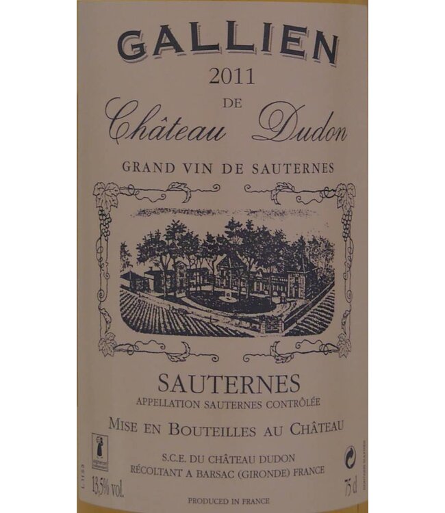 Château Dudon - Sauternes - Gallien de Château Dudon