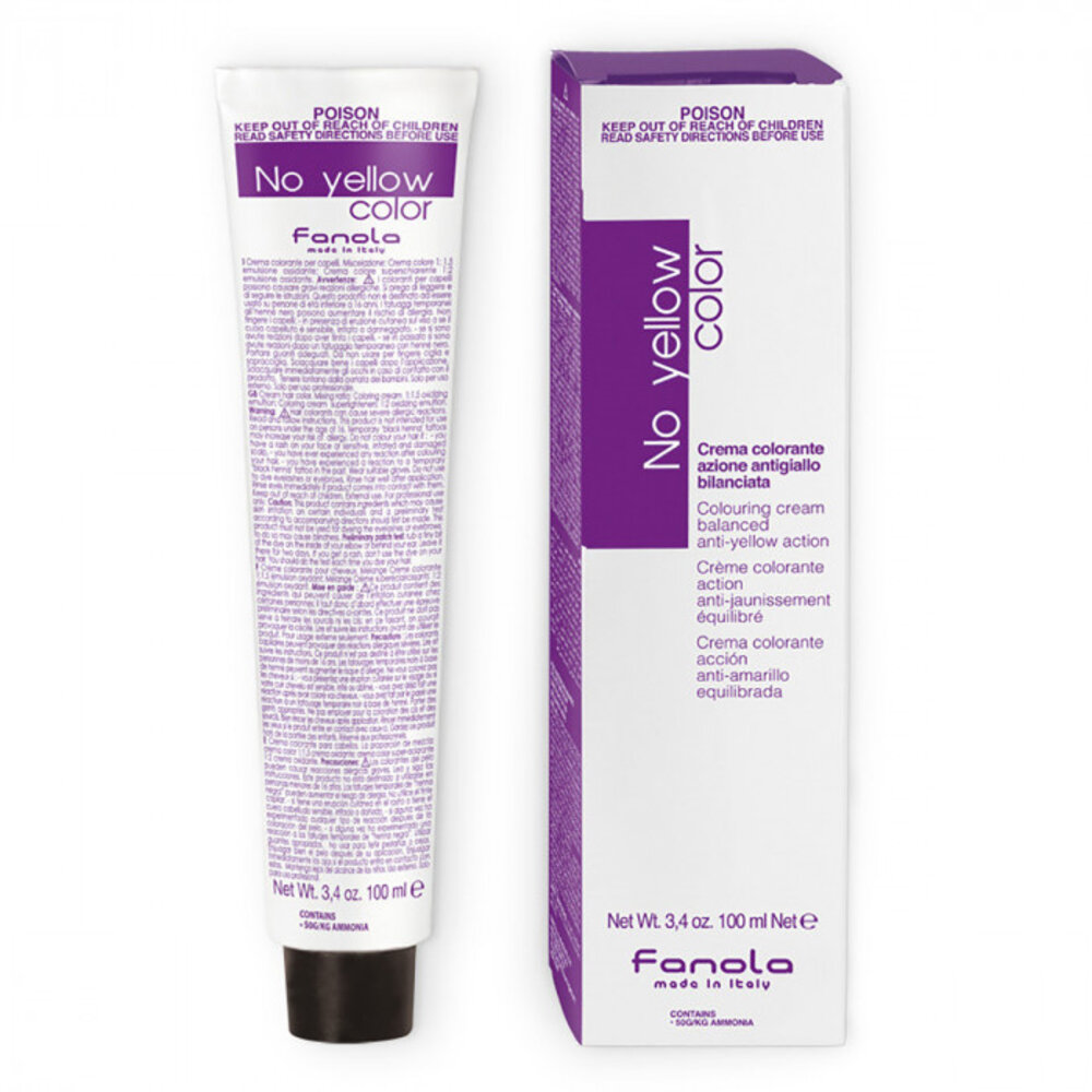 Fanola No Yellow Color Toner Mix - 100ml Fanola No Yellow Color Toner Mix - 100ml