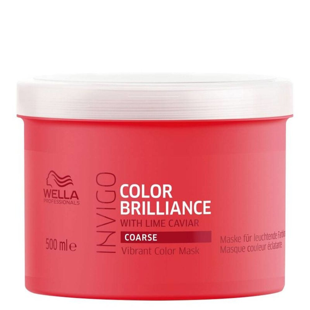 Wella Invigo Color Brilliance Masker - weerbarstig/dik haar