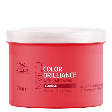 Wella Invigo Color Brilliance Masker - weerbarstig/dik haar