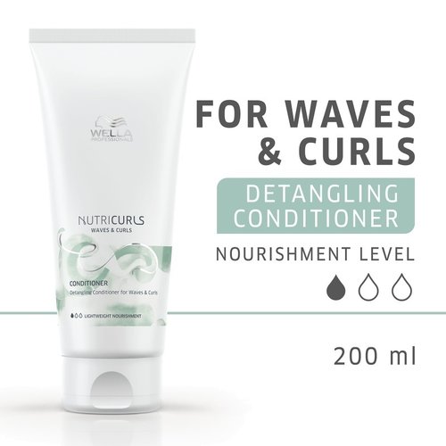 Wella Nutri Curls Detangling Conditioner for Waves & Curls