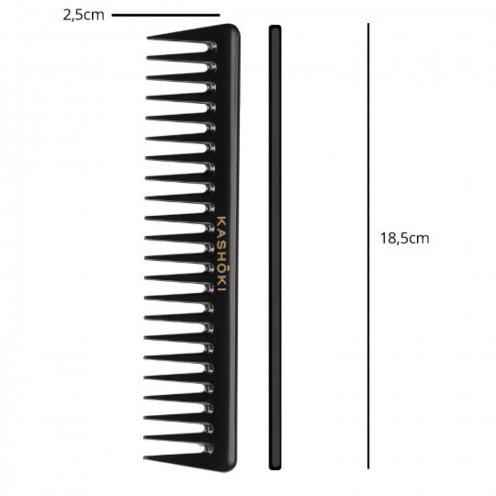 KASHŌKI Wide Tooth Detangling Comb Youko - Straight