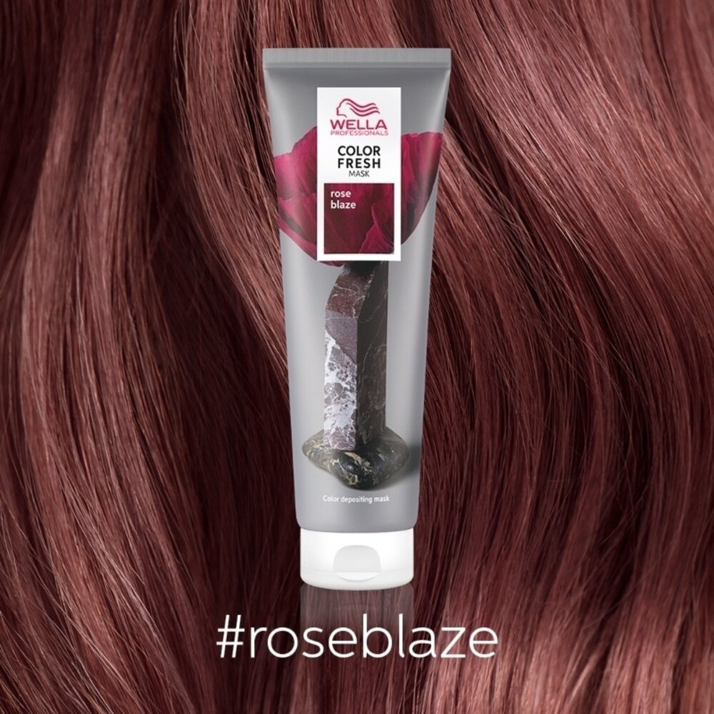 Wella Color Fresh Rose Blaze Mask - 150ml