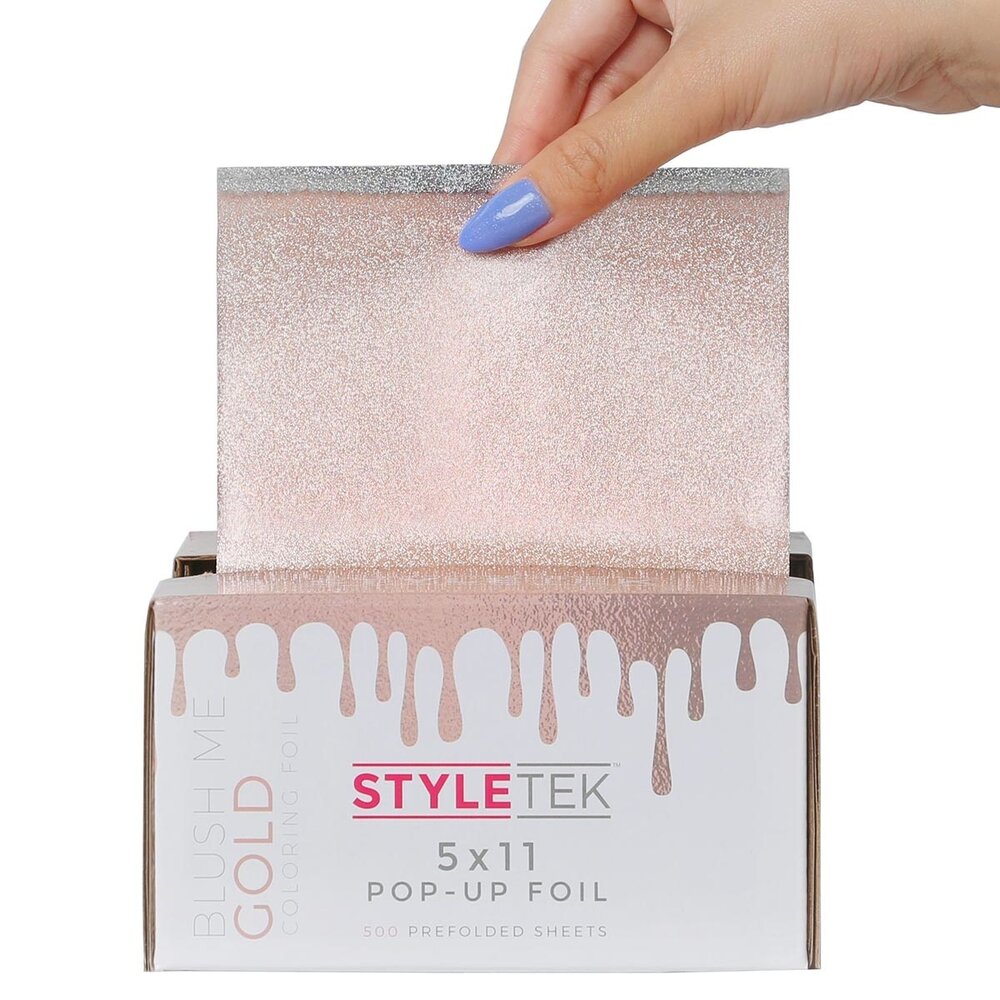 Styletek Voorgevouwen 5x11 Gouden Pop Up Folie - 500st