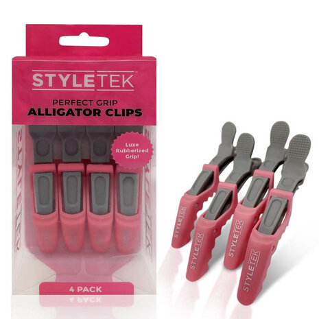Styletek Alligator Clips Zwart Verdeelklem - 4stuks