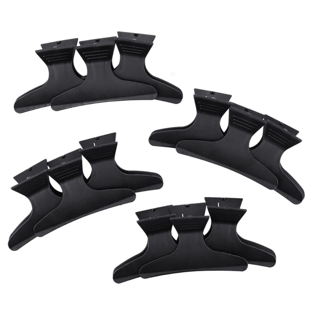 Lussoni Zwarte Vlinderklemmen - 12 stuks