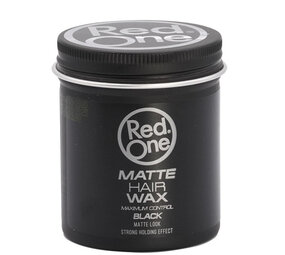 Red One Matte Hair Wax - Black