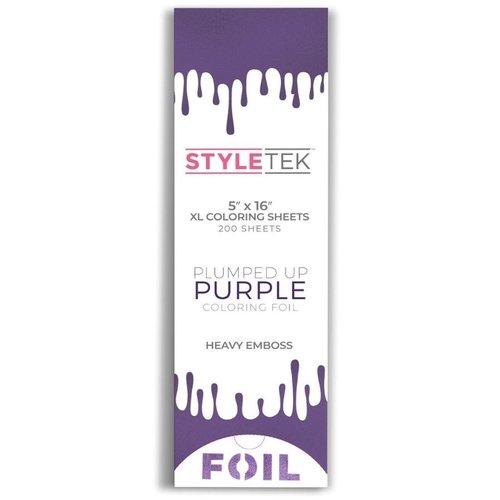 Styletek XL Aluminium Folie - Purple - 200 stuks