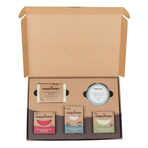 HappySoaps Plasticvrije Verzorging Giftbox Herbs & Spices - Large