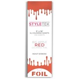 Styletek XL Aluminium Folie - Red Styletek XL Aluminium Folie - Red