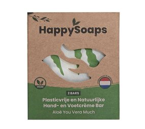 HappySoaps Aloe You Vera Much Hand- en Voetcrème Bar