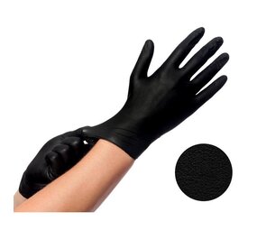 Nitrile Handschoenen - Zwart Nitrile Handschoenen - Zwart