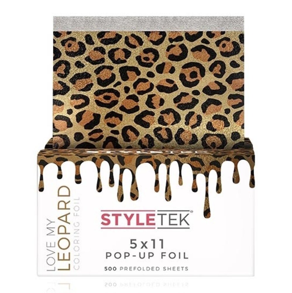 Styletek Voorgevouwen 5x11 Pop Up Leopard Folie - 500st Styletek Voorgevouwen 5x11 Pop Up Leopard Folie - 500st