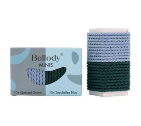 Bellody Haargummie Mini - Groen en Blauw Bellody Haargummie Mini - Groen en Blauw