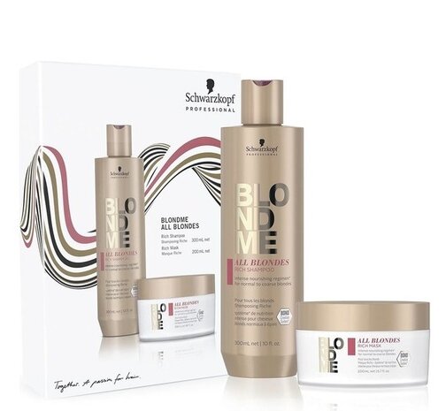 Schwarzkopf Blond Me Nourishing Set - 300+250ml