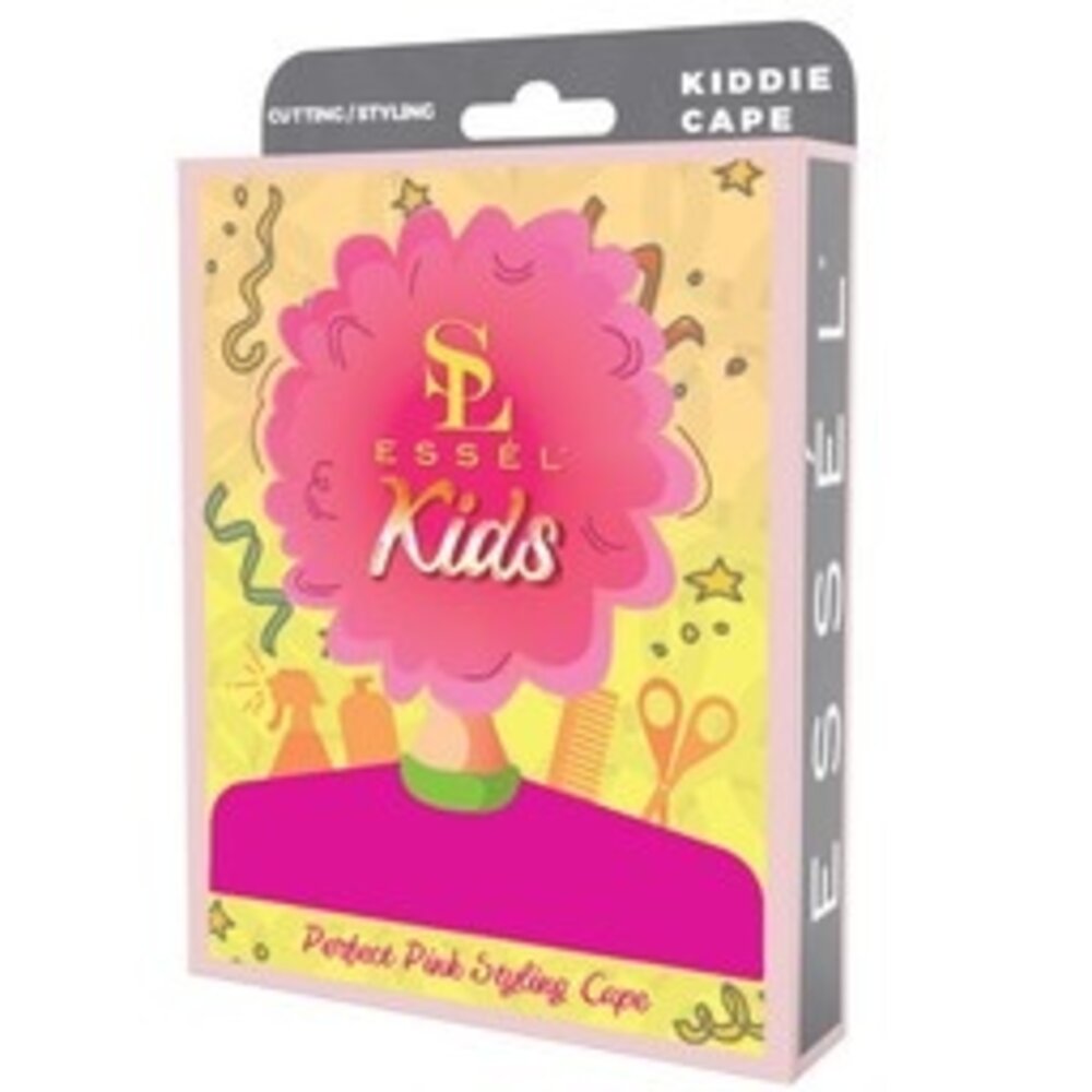 Essel Perfect Pink Styling Cape met drukknopen- 91x74cm Essel Perfect Pink Styling Cape met drukknopen- 91x74cm