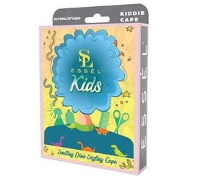 Essel Kinder Kapmantel - Dino's Blauw Essel Kinder Kapmantel - Dino's Blauw
