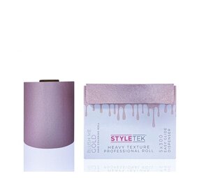 Styletek Aluminium Texture Folie Gold Styletek Aluminium Texture Folie Gold
