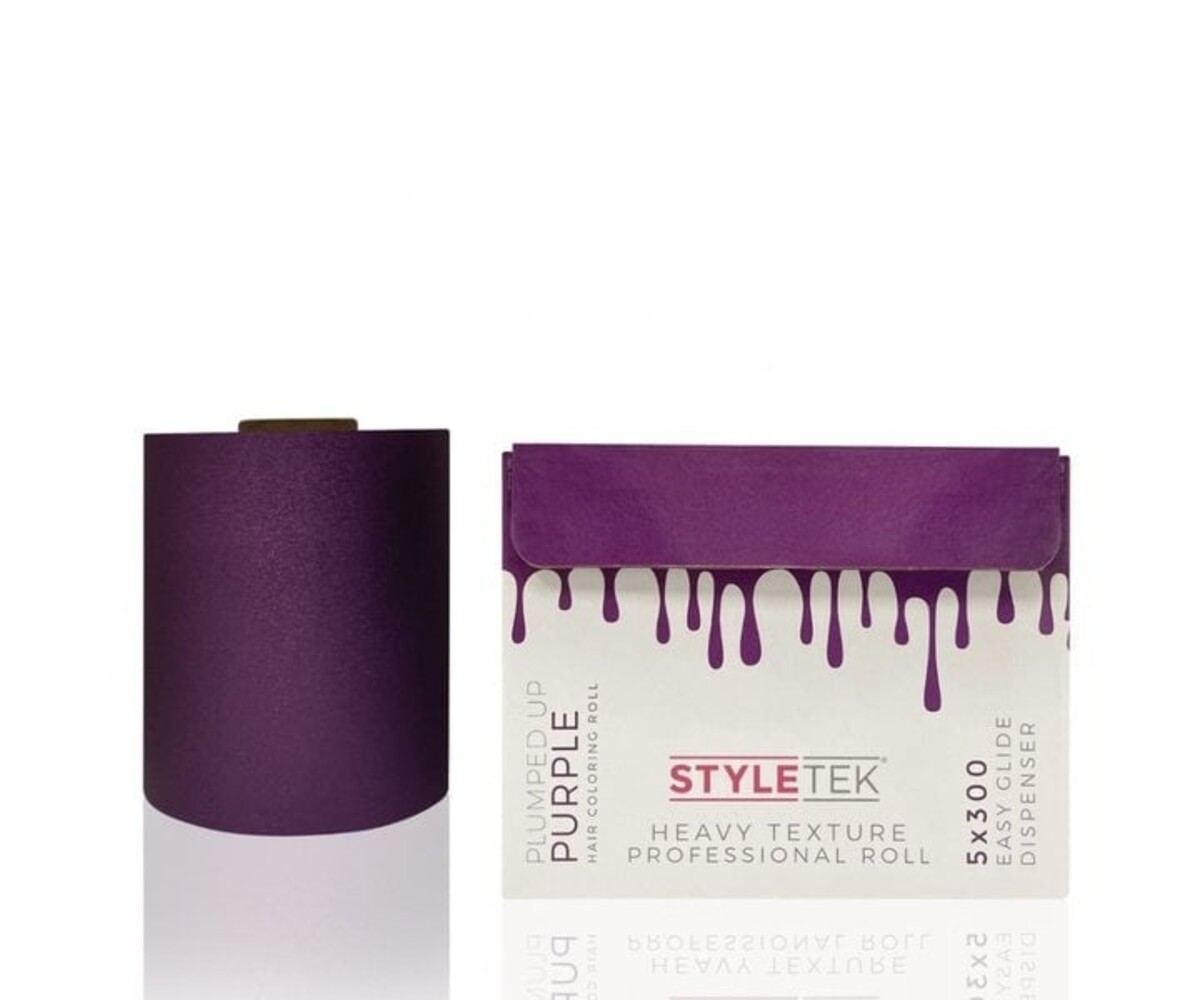 Styletek Plumped Up Purple Heavy Texture Folie Rol - 100M