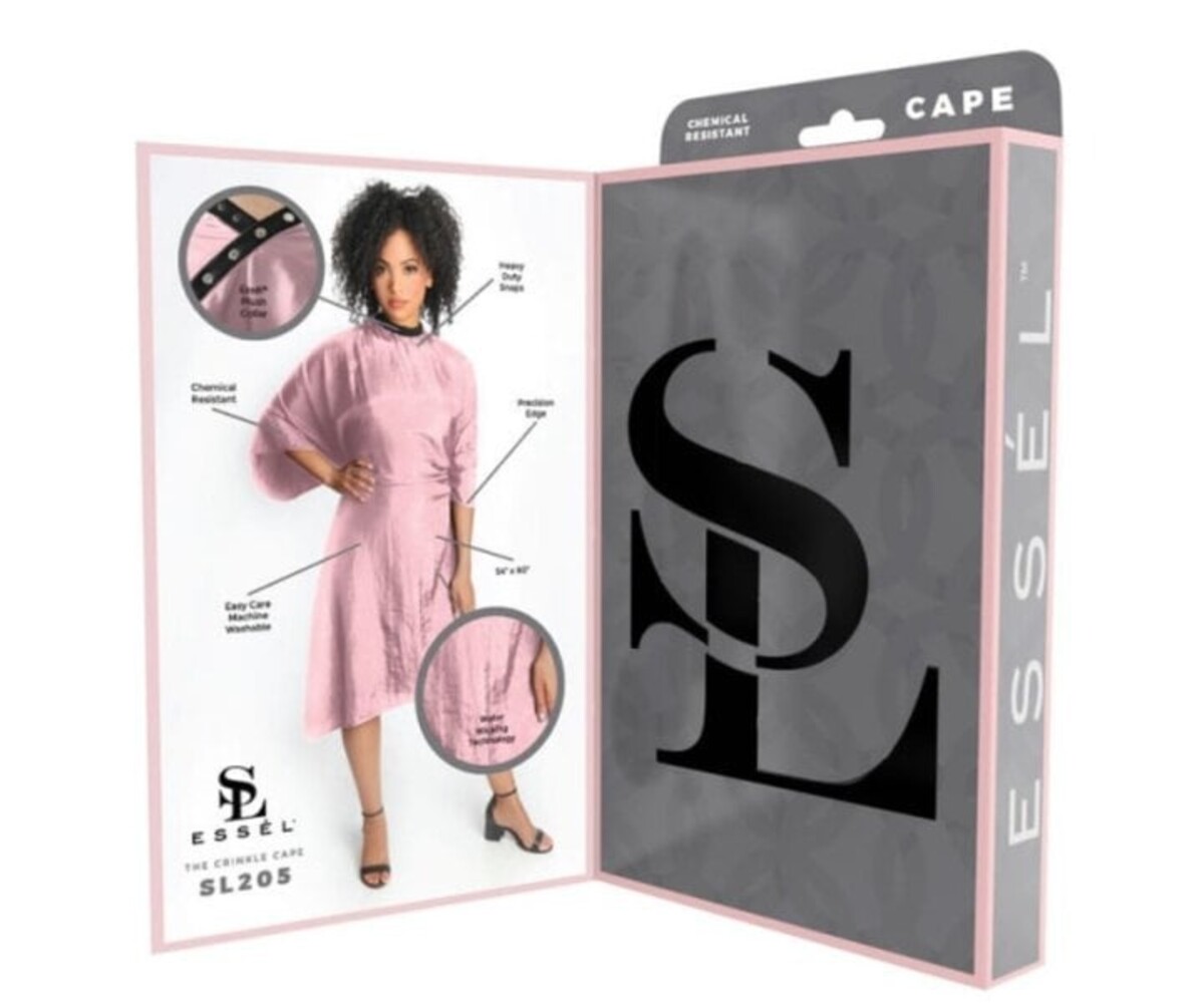 Essel The Crinkle Kapmantel Roze