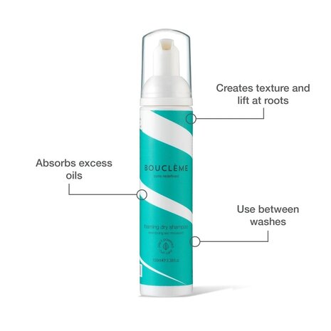 Bouclème Curls Redefined Foaming Dry Shampoo - 100ml