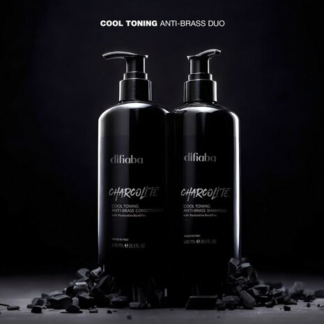 Difiaba Charcolite Cool Toning Anti-Brass Conditioner